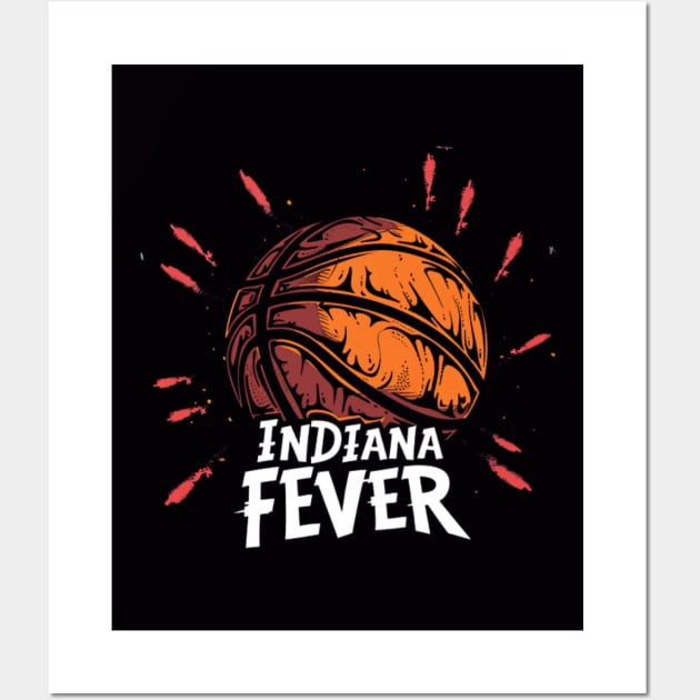 Indiana Fever, Caitlin Clark 22 Wall Art by Pattyld